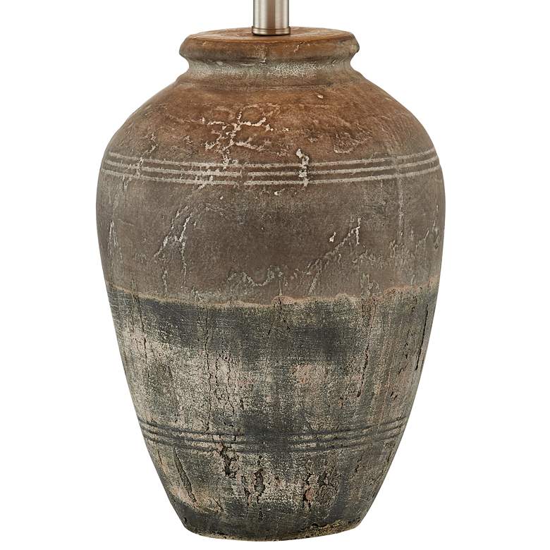 Image 5 Forty West Kellen Hues of Brown 28" High Ceramic Vase Table Lamp more views