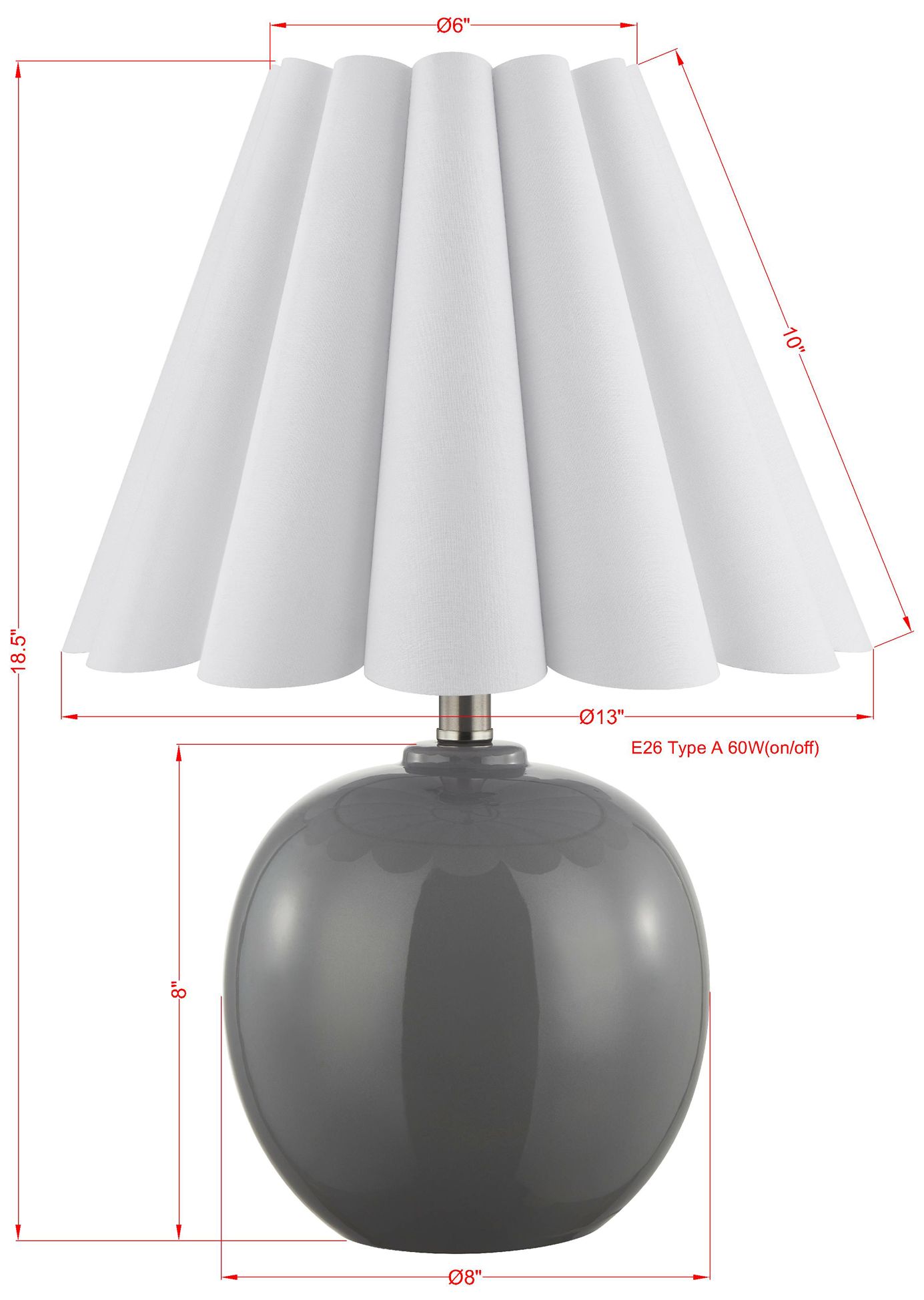 Image 4 Forty West Lake Table Lamp Set of 2 more views