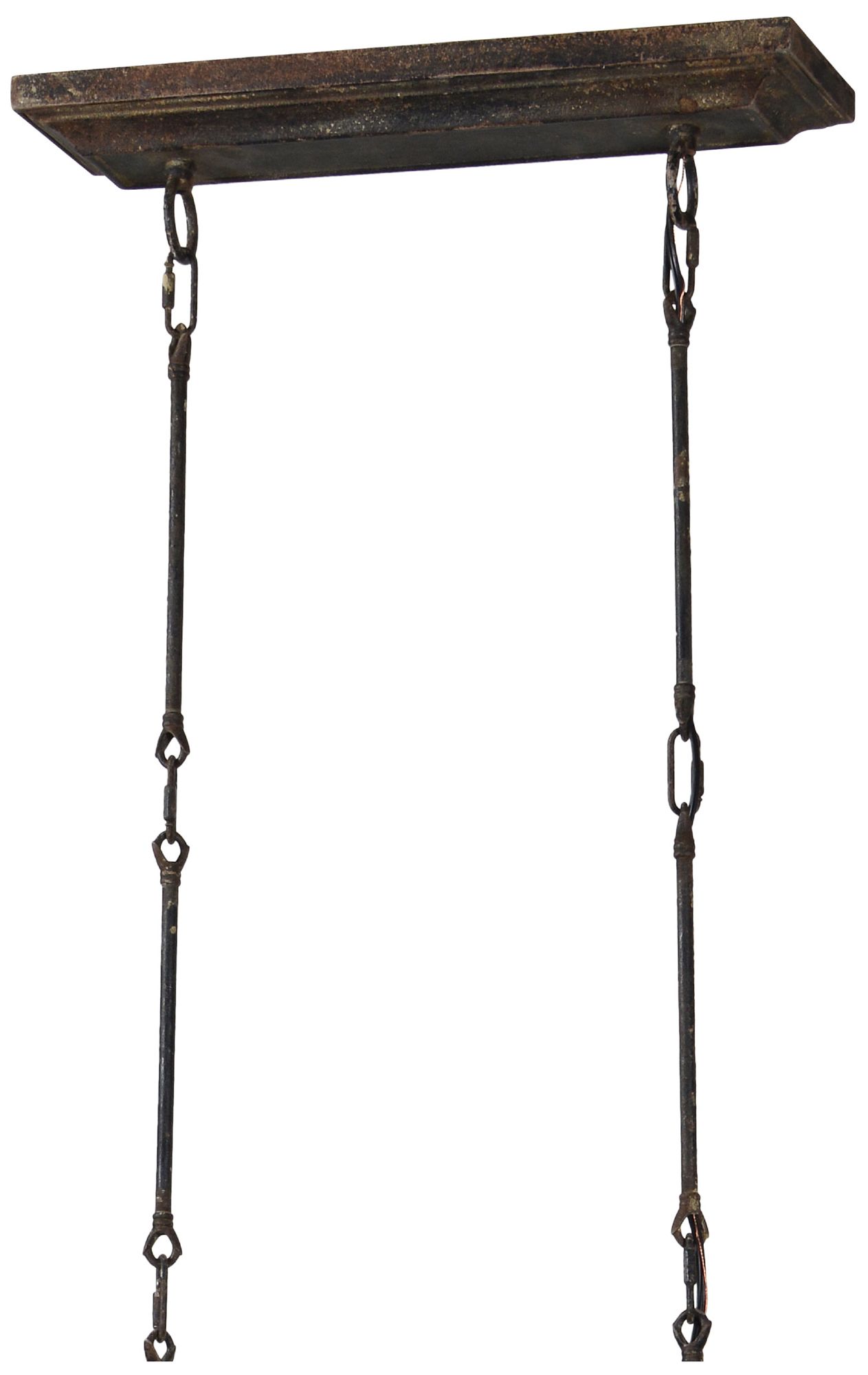 Image 2 Forty West Landry 46x12x14.25" Metal and Wood Bar Light more views