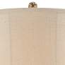 Forty West Leonardo Distressed Cream Table Lamps Set of 2