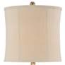 Forty West Leonardo Distressed Cream Table Lamps Set of 2