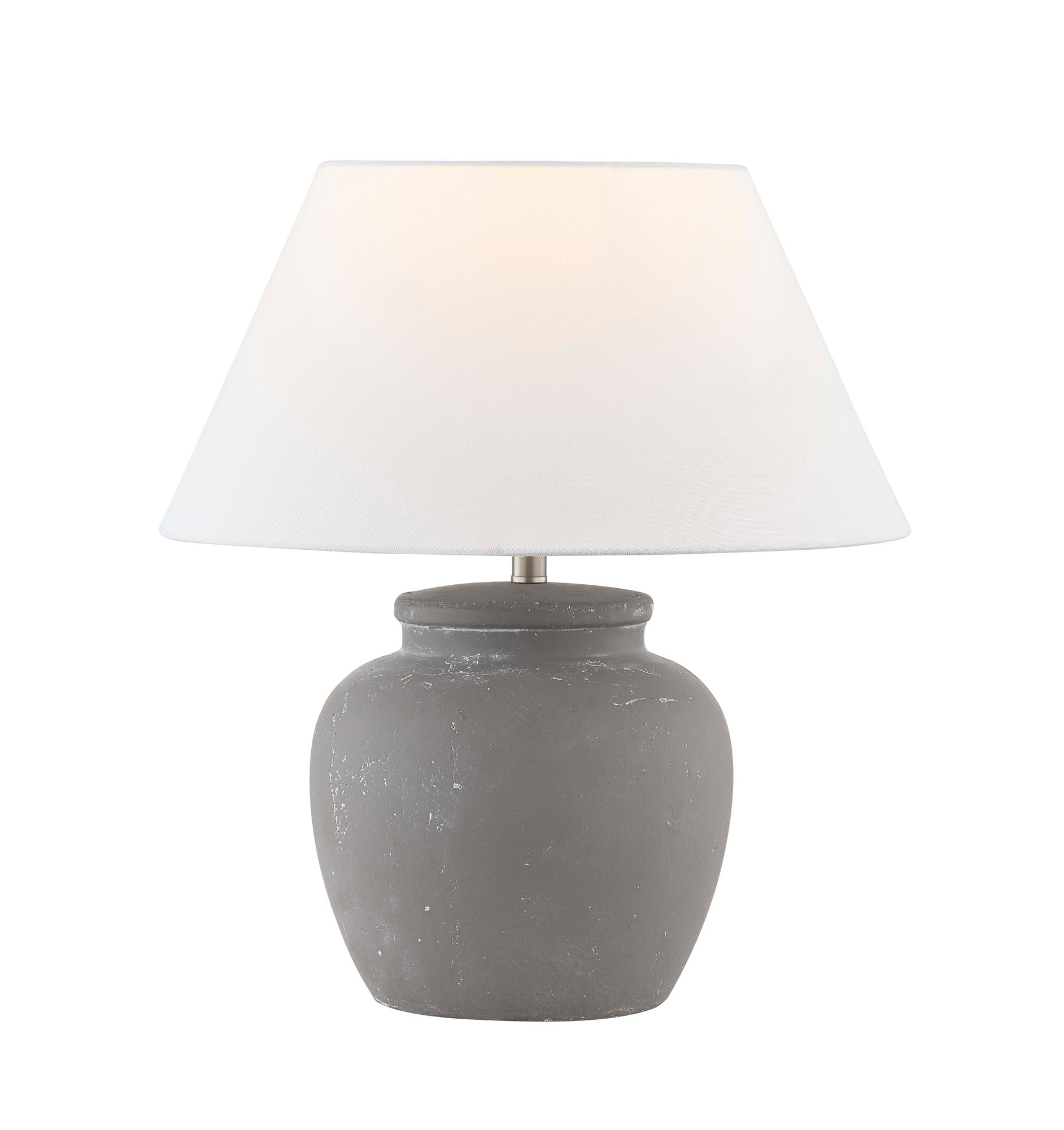 Image 2 Forty West Levi 18" Gray Ceramic Table Lamp more views