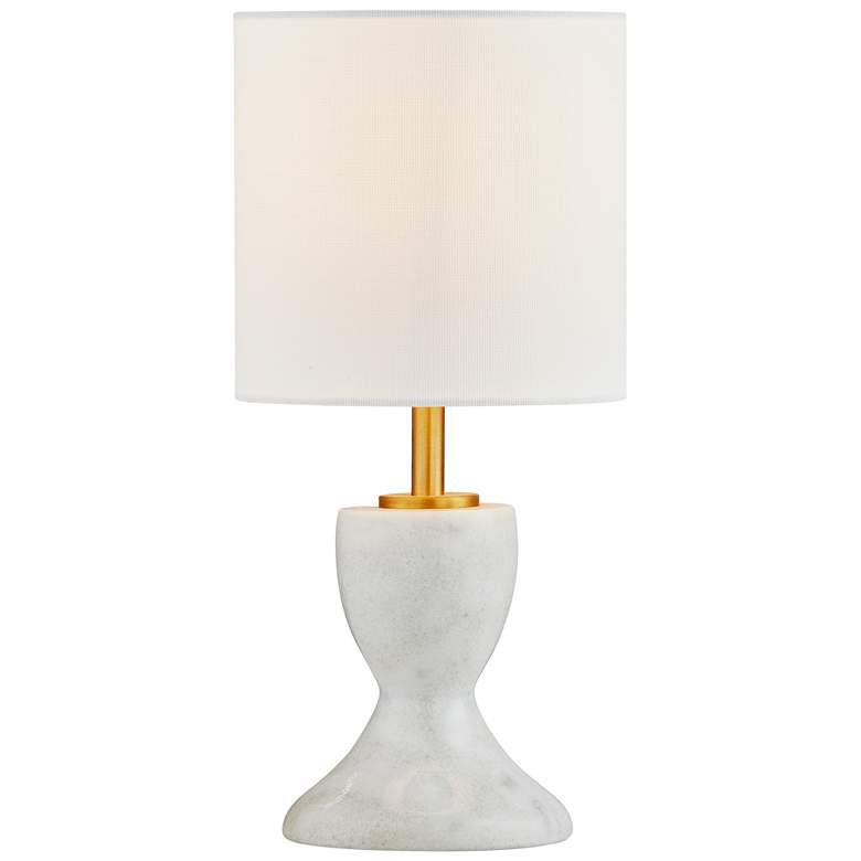 Image 1 Forty West Lisa 12.5" Marble Mini Lamp