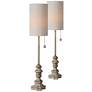 Forty West Mabry Cream Buffet Table Lamps Set of 2