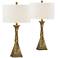 Forty West Marcy Old World Gold Table Lamps Set of 2