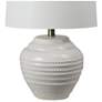 2_Forty West Marta 20.5" Ceramic Table Lamp Set, White more views