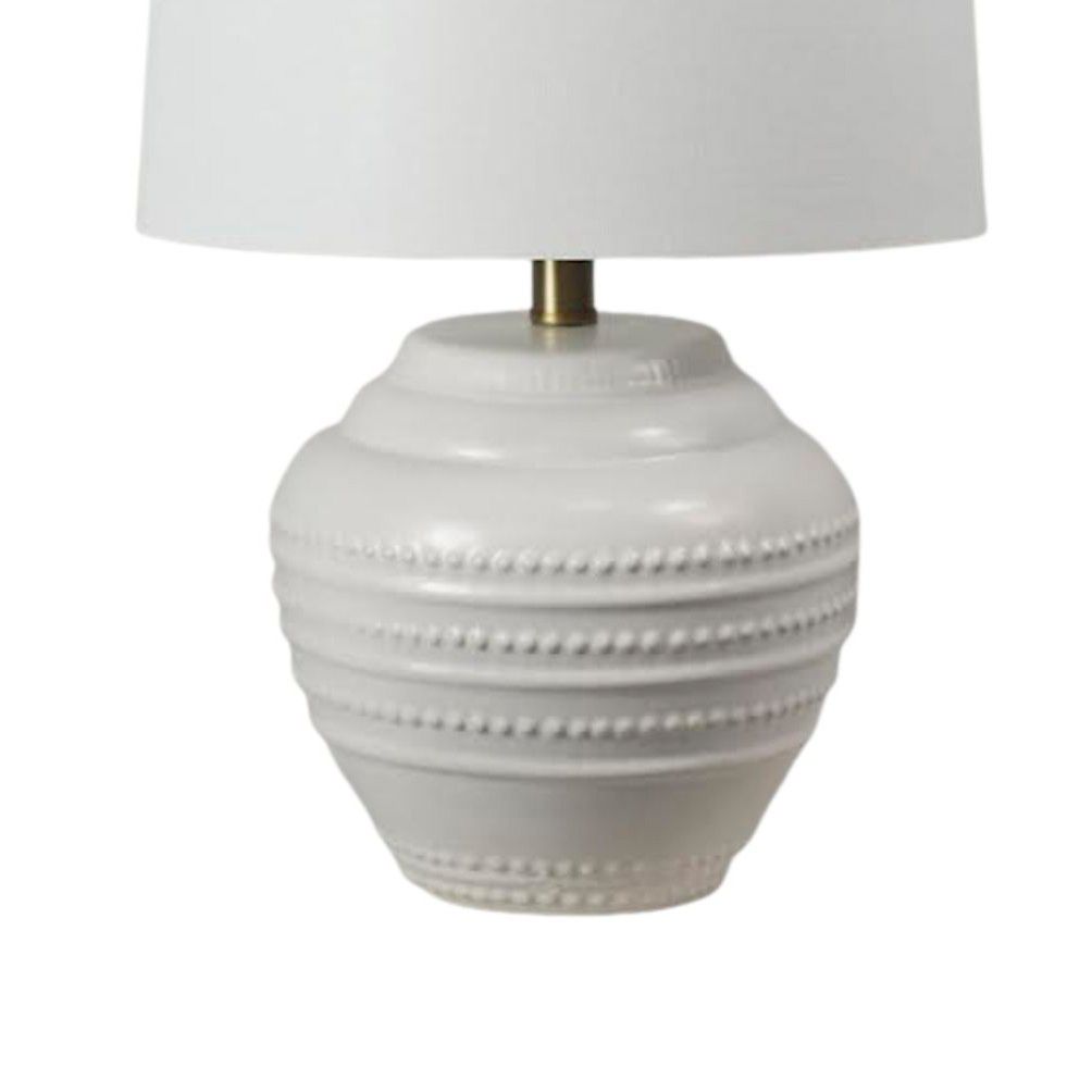 Image 4 Forty West Marta 20.5" Ceramic Table Lamp Set, White more views
