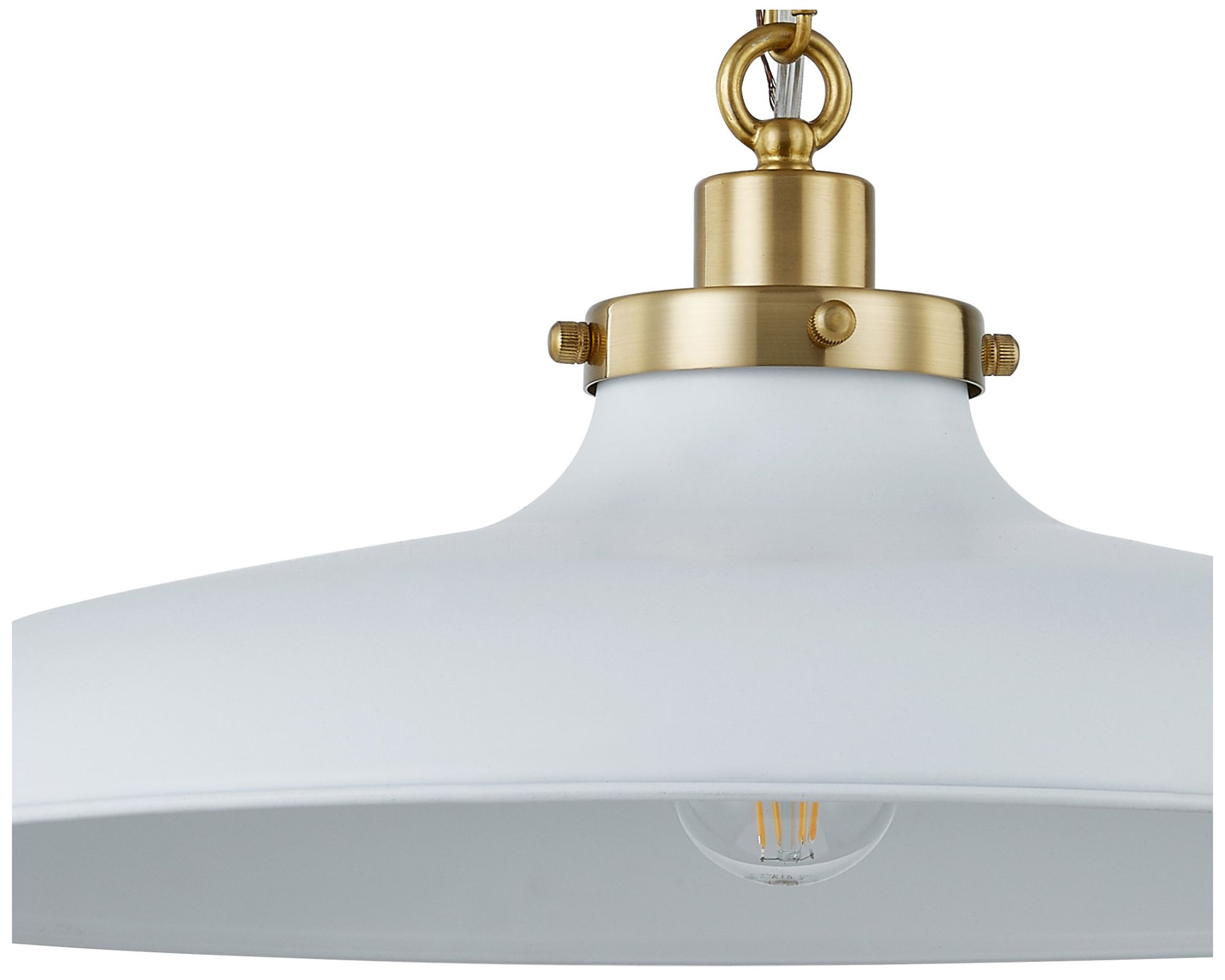 Image 4 Forty West Mary Beth 20x8.75" Metal Pendant more views