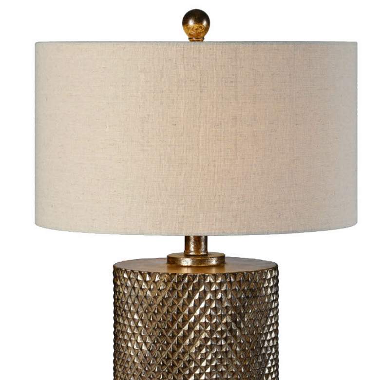 Image 2 Forty West Maverick Bronze and Silver Table Lamps Set of 2 more views