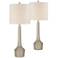 Forty West Maya Silver Table Lamps Set of 2
