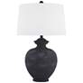2_Forty West Memphis 28" High Black Pot Table Lamp