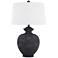 Forty West Memphis 28" High Black Pot Table Lamp