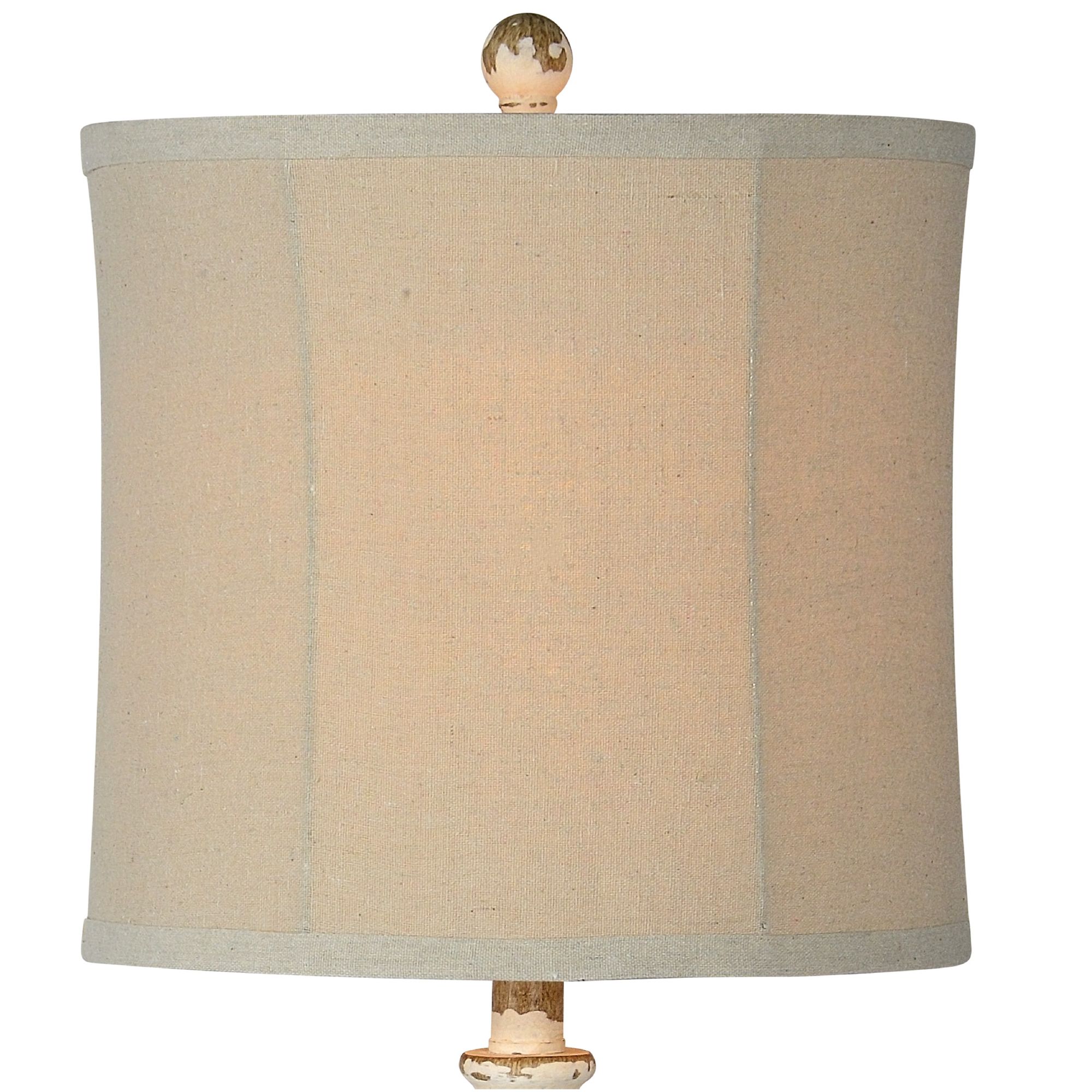 Image 5 Forty West Merle 32" High Distressed White Table Lamps Set of 2 more views