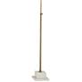 Forty West Miranda 62" High Black and Gold Metal Floor Lamp