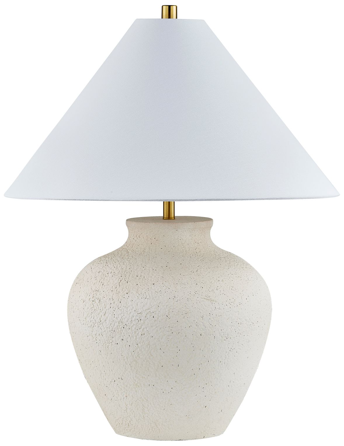 Image 2 Forty West Monroe 28" Textured Urn Table Lamp more views
