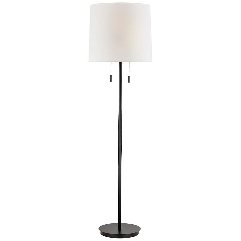 Image 1 Forty West Morris 68" Black Floor Lamp