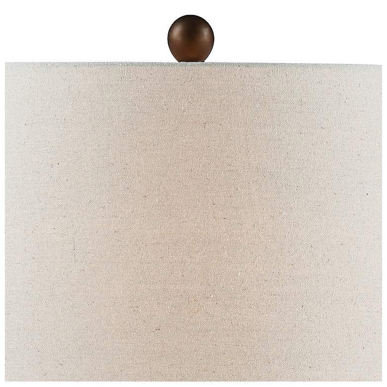 Image 3 Forty West Muir 28" Bronze Hammered Table Lamps Set of 2 more views