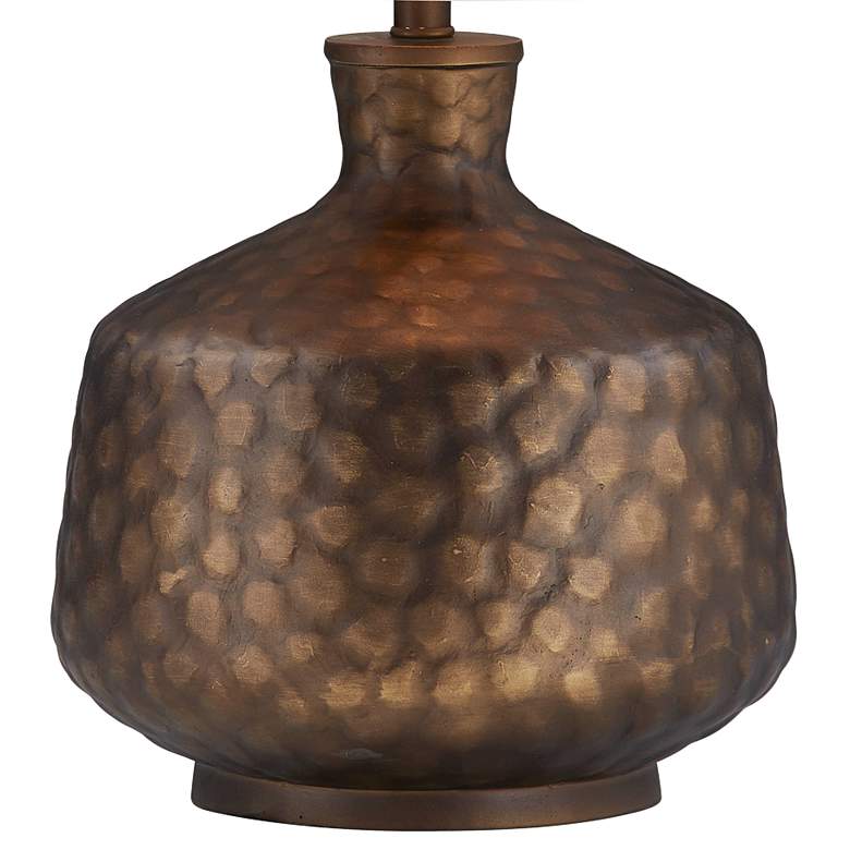 Image 4 Forty West Muir 28" Bronze Hammered Table Lamps Set of 2 more views