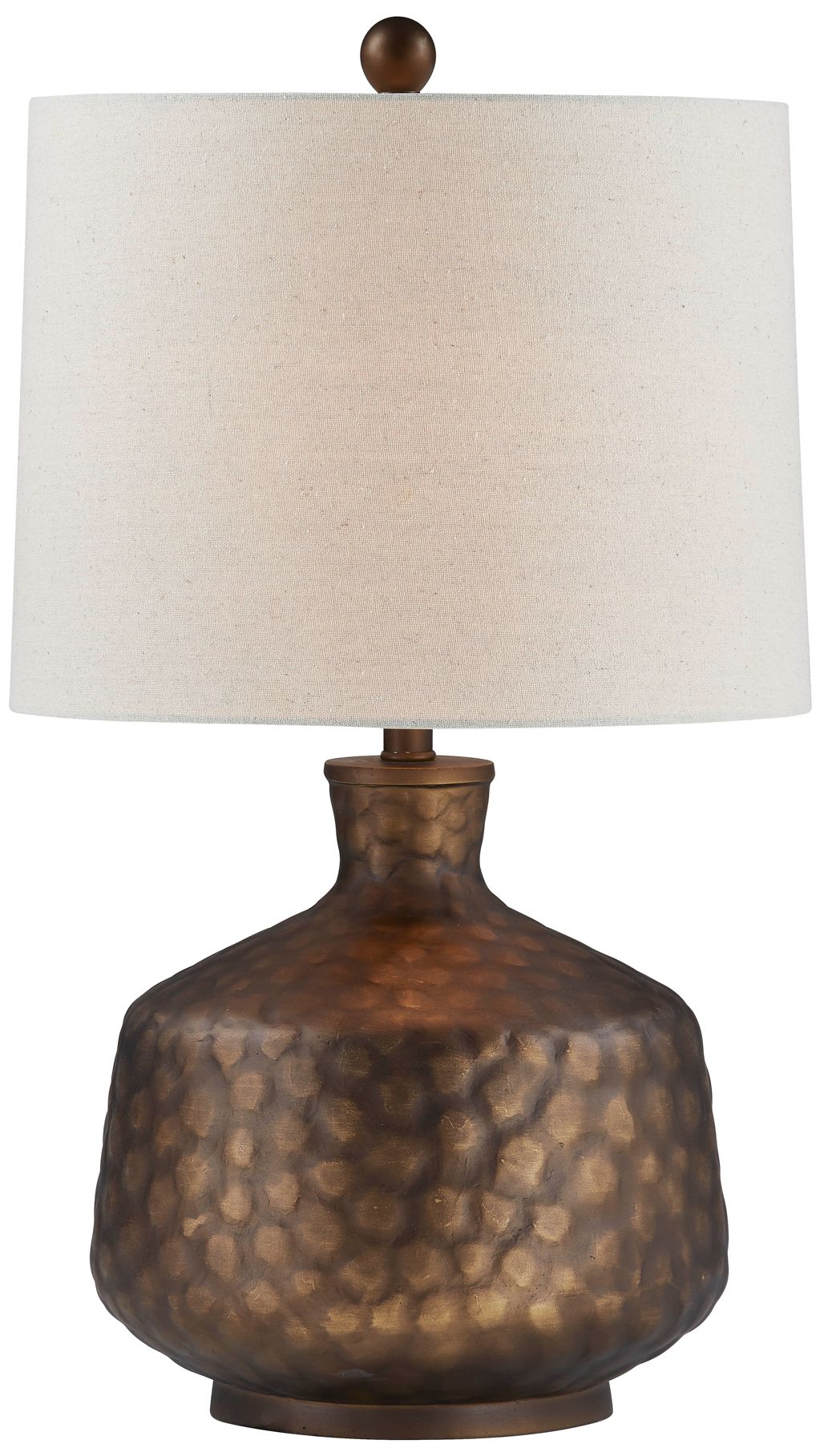 Image 7 Forty West Muir 28" Bronze Hammered Table Lamps Set of 2 more views