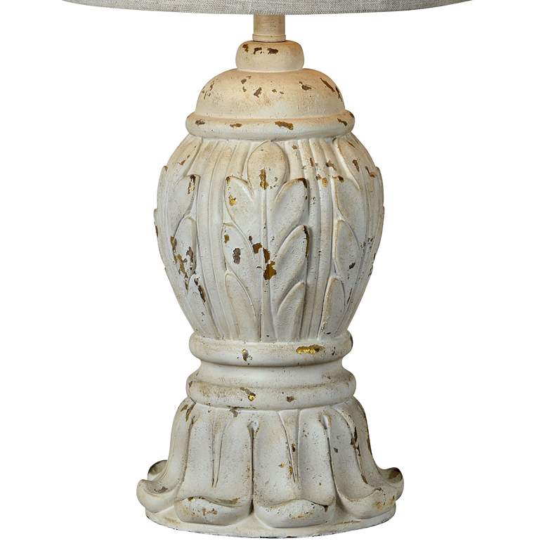 Image 3 Forty West Naomi 27" High Antique White Table Lamps Set of 2 more views