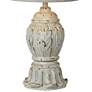 Forty West Naomi 27" High Antique White Table Lamps Set of 2