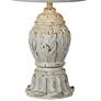 3_Forty West Naomi 27" High Antique White Table Lamps Set of 2 more views