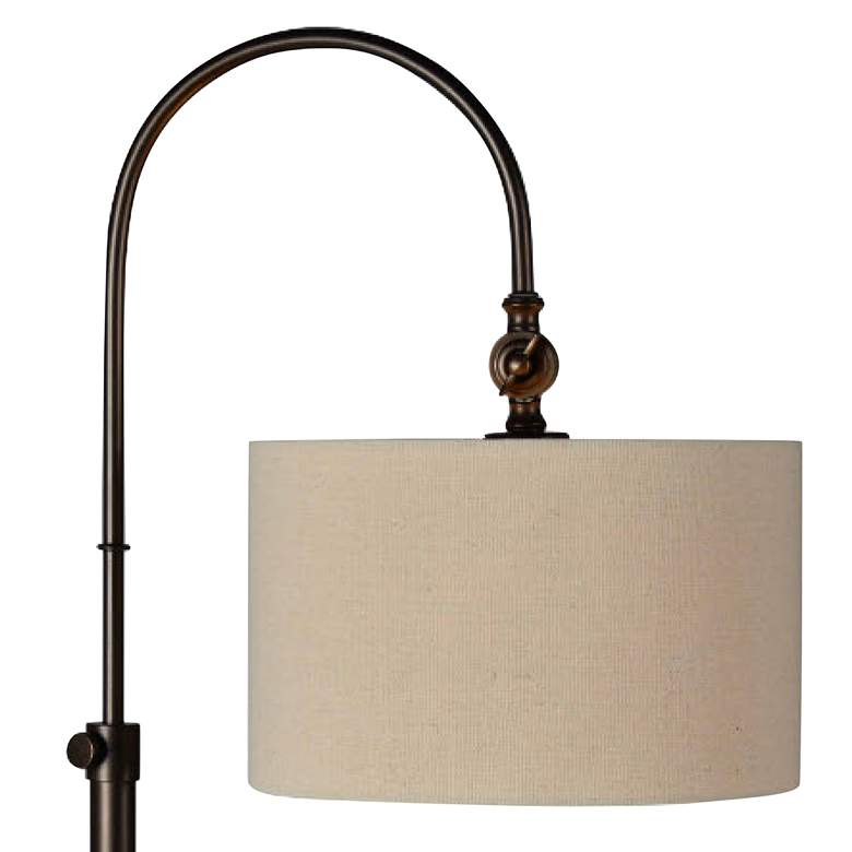 Image 2 Forty West Nixon Adjustable Height Bronze Metal Desk Lamps Set of 2 more views