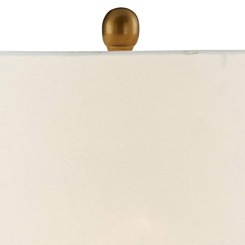 Image 2 Forty West Nova 22" White Gray Ceramic Accent Table Lamps Set of 2 more views