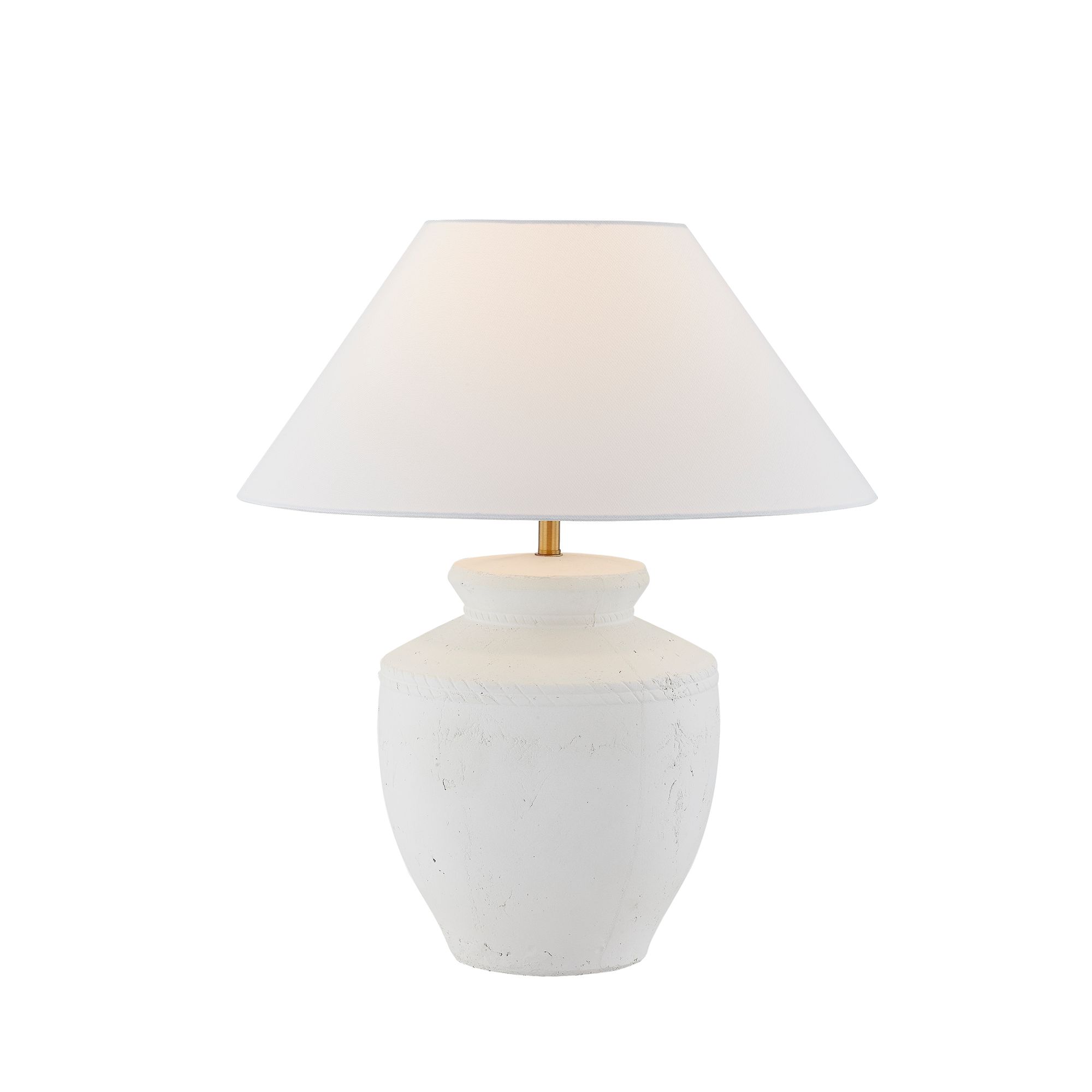 Image 2 Forty West Pasadena 25.5" White Ceramic Table Lamp more views