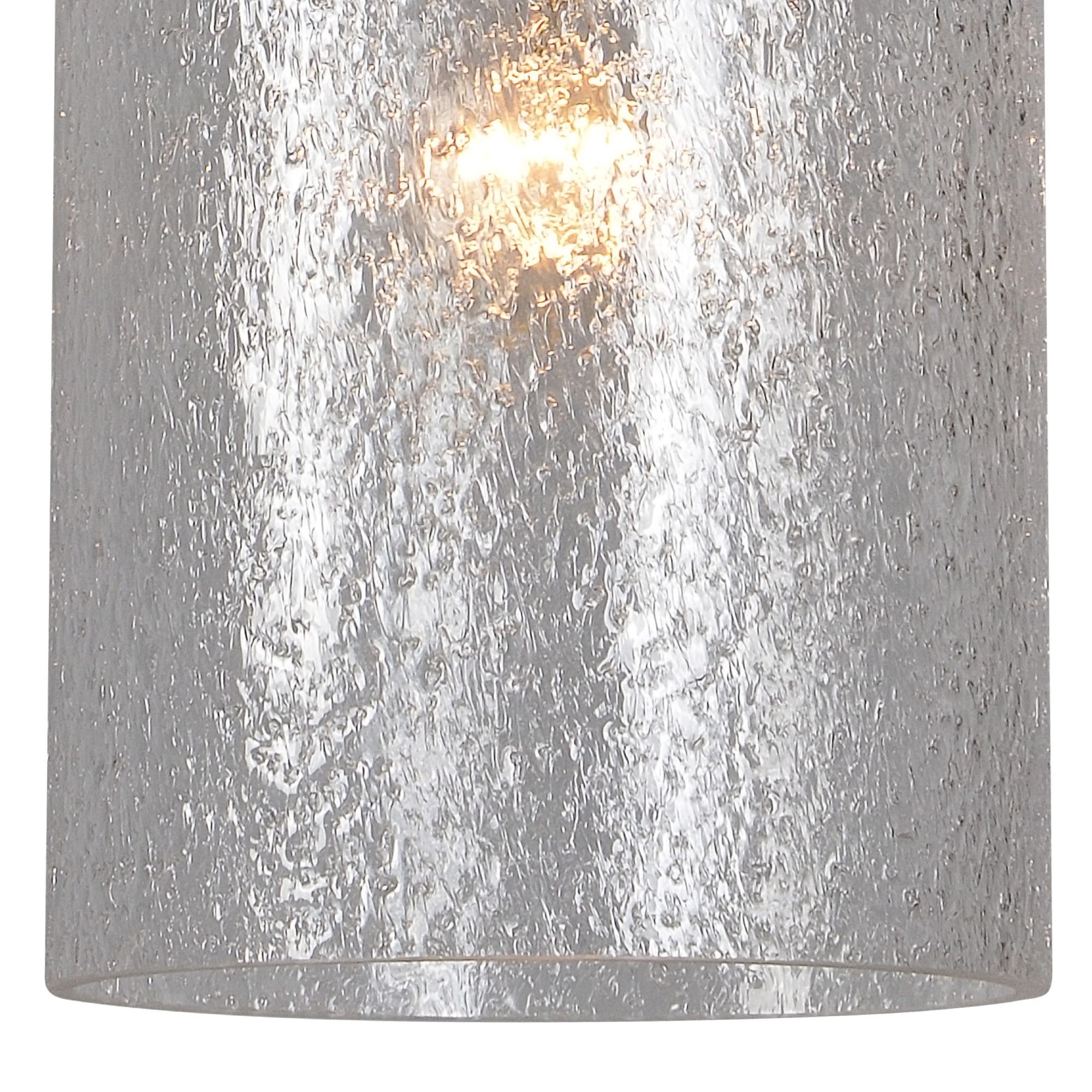 Image 3 Forty West Pipkin 7x23" Metal and Glass Pendant more views