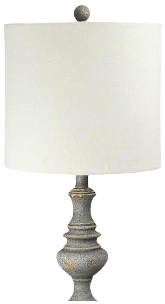 Image 2 Forty West Quentin 28.5" Gray-washed Table Lamp Set of 2 more views