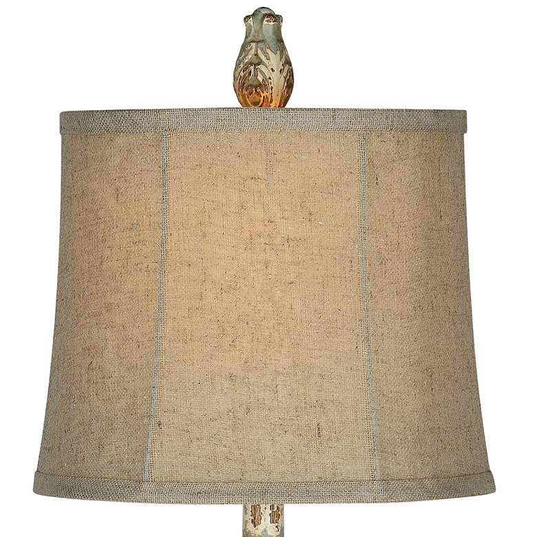 Image 2 Forty West Rita 32" High Antique Blue Buffet Table Lamps Set of 2 more views