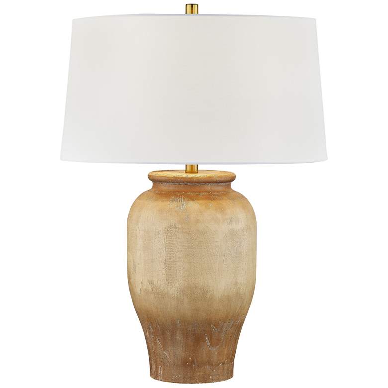 Image 1 Forty West Rocky 29.5" Brown Ombre Table Lamp
