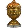 3_Forty West Roland Distressed Gold Urn Table Lamps Set of 2 more views