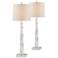 Forty West Sabrina White Buffet Table Lamps Set of 2