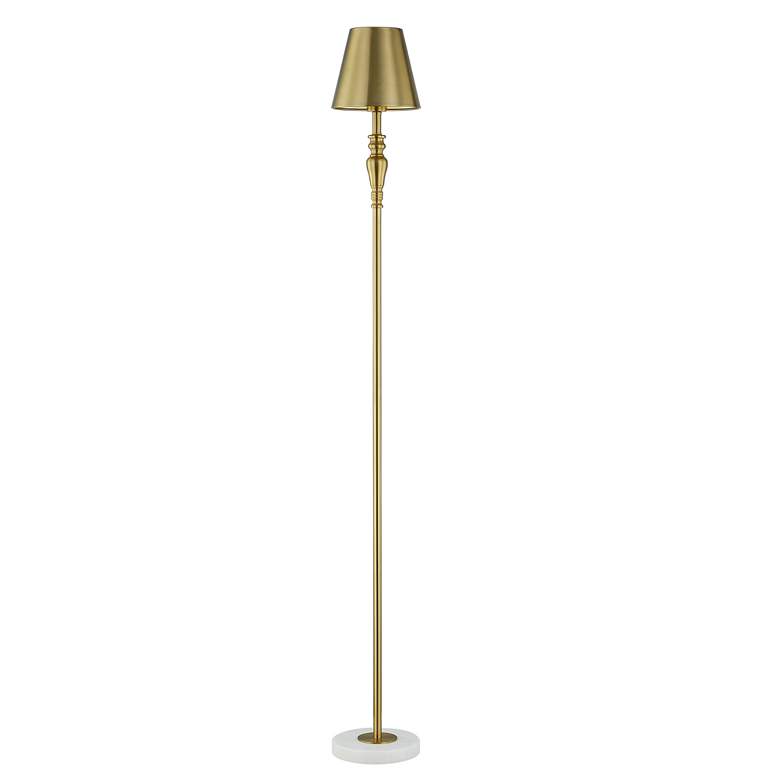 Image 1 Forty West Salem 63.75" Metal + Marble Floor Lamp