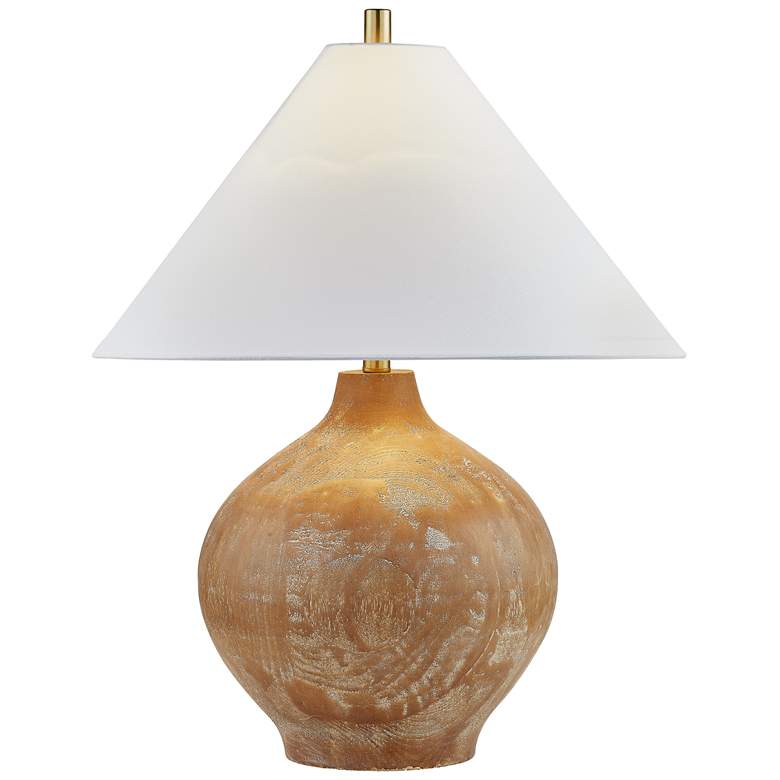 Image 1 Forty West Serenity 27" Medium Brown Table Lamp