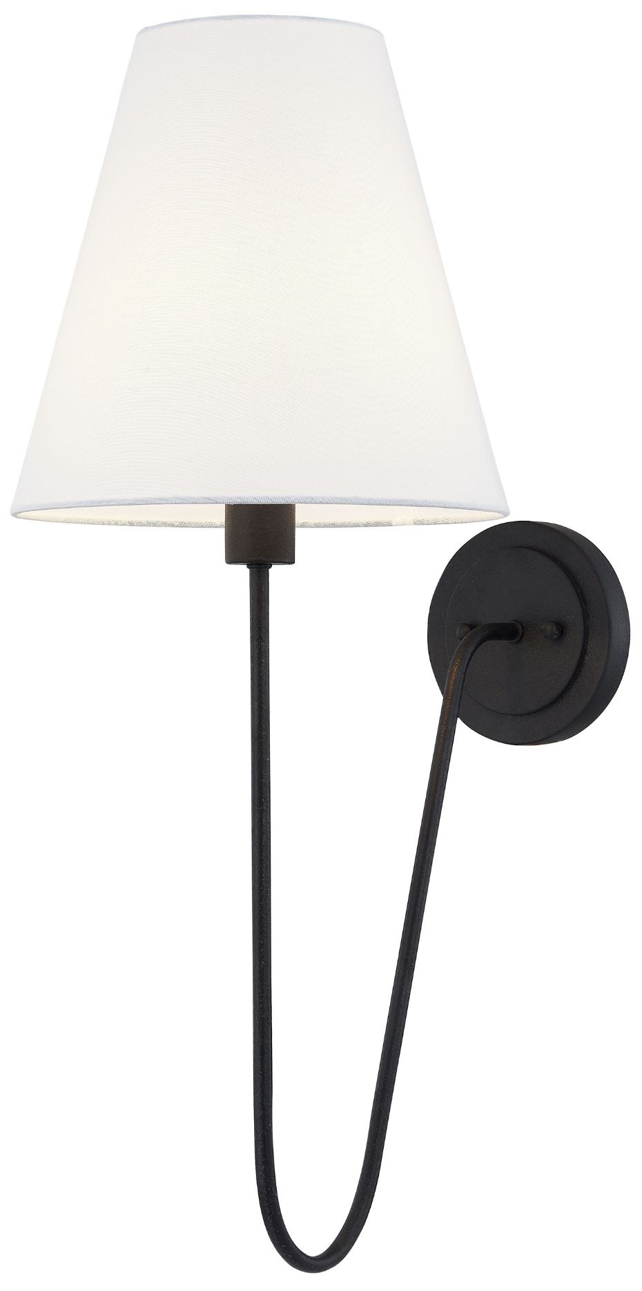 Image 2 Forty West Shae 12x30" Metal Sconce more views