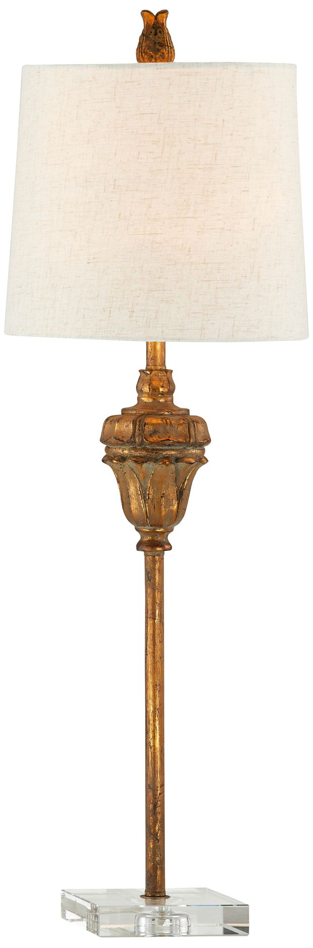 Image 5 Forty West Stephanie 31" High Old World Gold Buffet Lamps Set of 2 more views