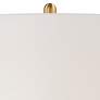 3_Forty West Sydney 27" Antique Brass Hammered Metal Table Lamp more views