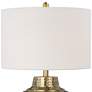 4_Forty West Sydney 27" Antique Brass Hammered Metal Table Lamp more views