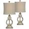 Forty West Taylor Antique Gray Table Lamps Set of 2