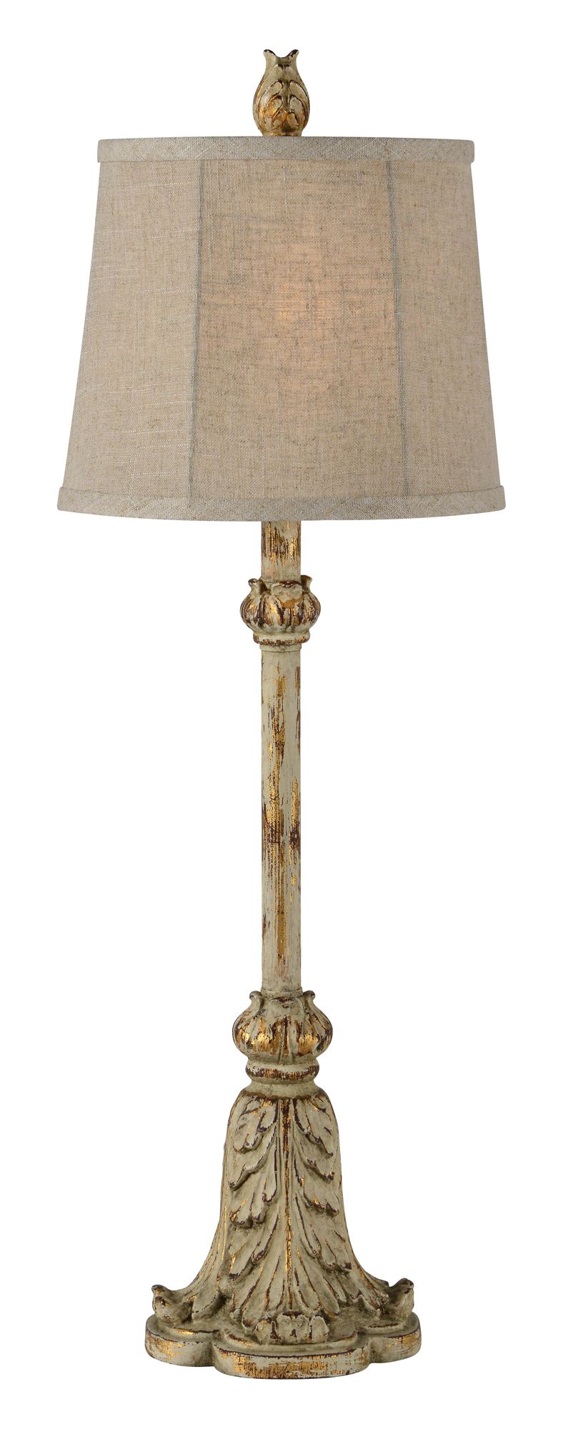 Image 6 Forty West Tiffany 32" High Cream Gold Buffet Table Lamps Set of 2 more views