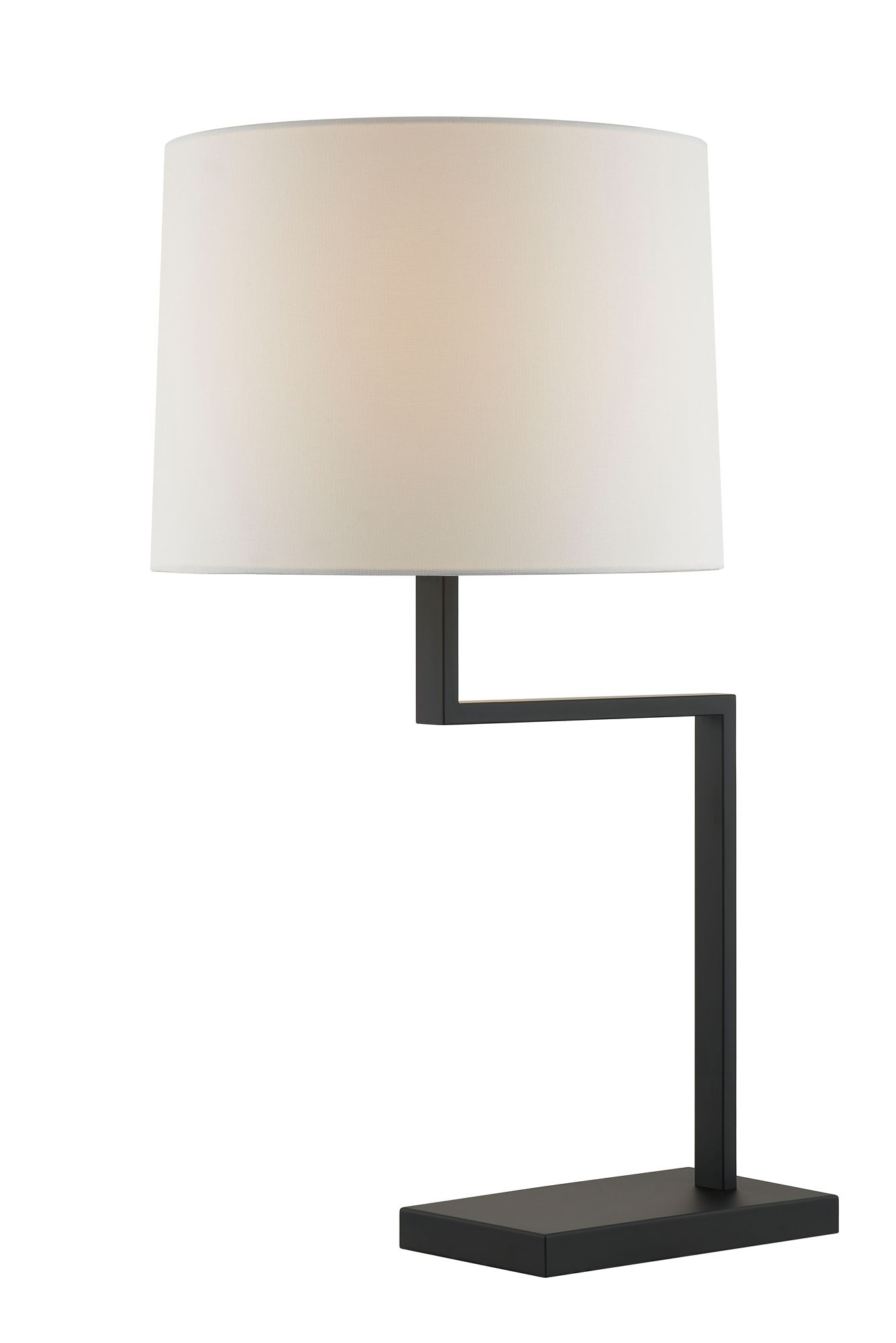Image 2 Forty West Tristan Black Metal Table Lamp more views