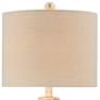 Forty West Twyla 30 1/2" High Distressed White Table Lamps Set of 2
