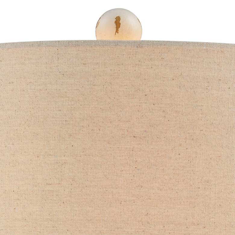Image 2 Forty West Twyla Distressed White Table Lamps Set of 2 more views
