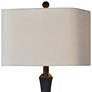 2_Forty West Vincent 31" Traditional Distressed Black Lamps Set of 2 more views