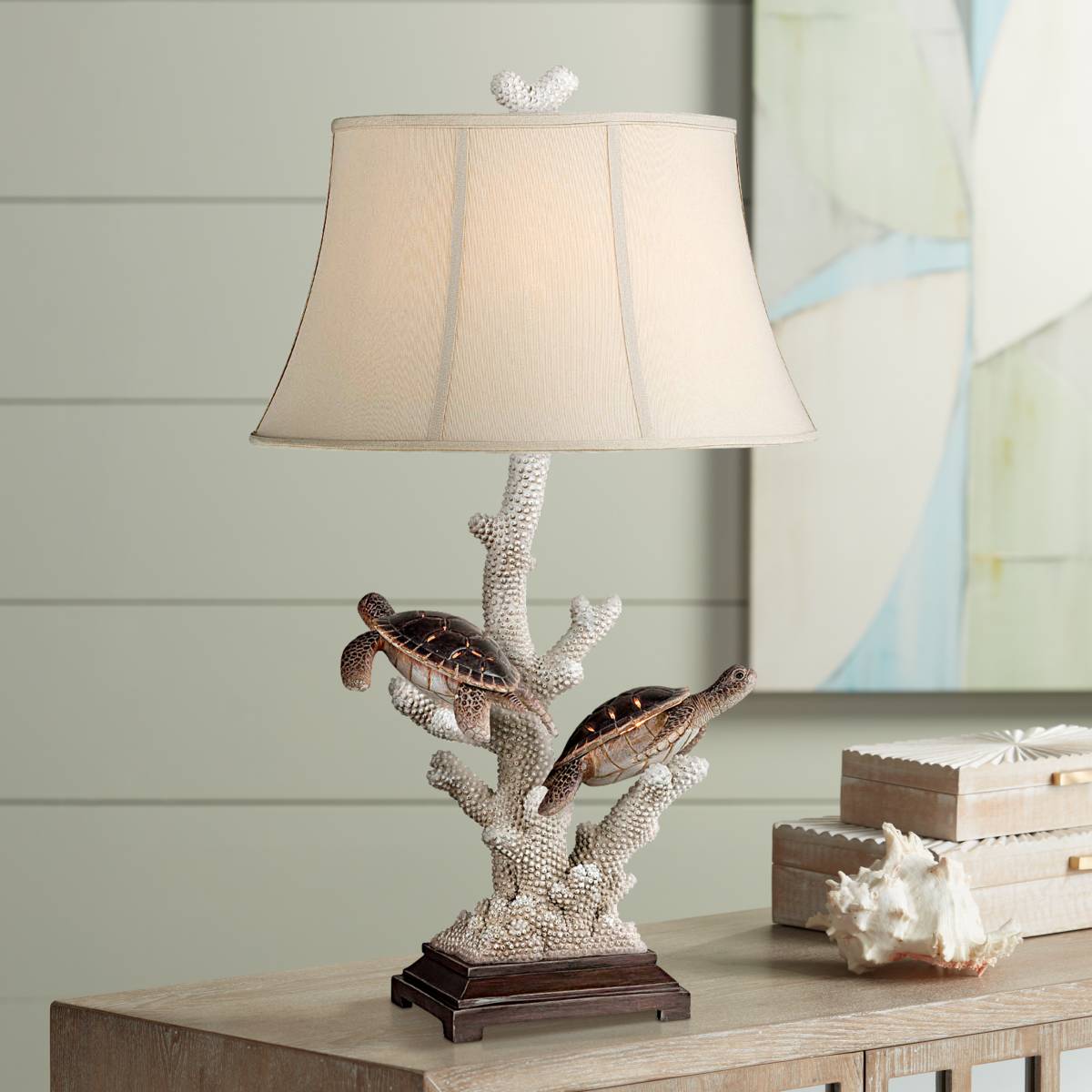 White - Ivory, 31 In. - 35 In., Oval | Lamps Plus