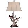2_Forty West Warrington 33" Coastal Sea Turtles Night Light Table Lamp