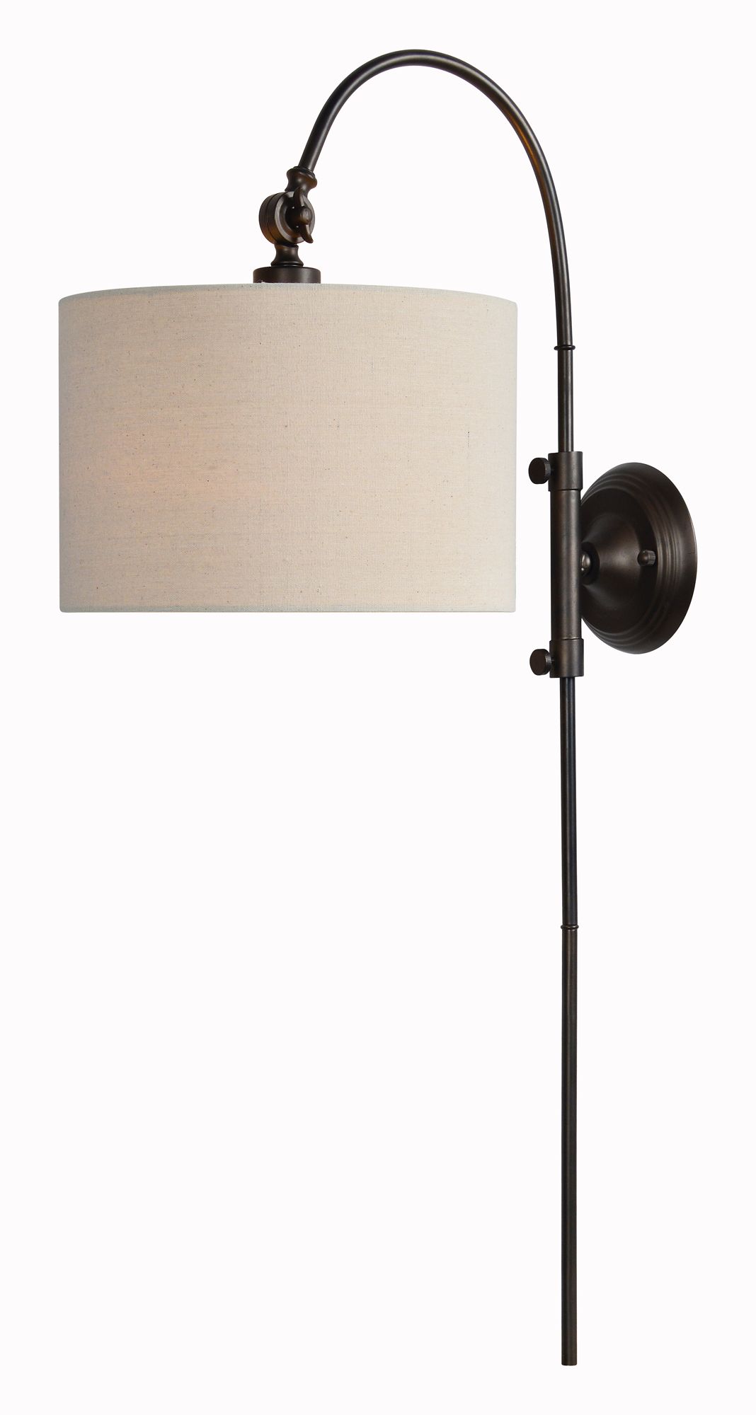 Image 4 Forty West Wilson 12x36" Plug-in Metal Sconce Set of 2 more views